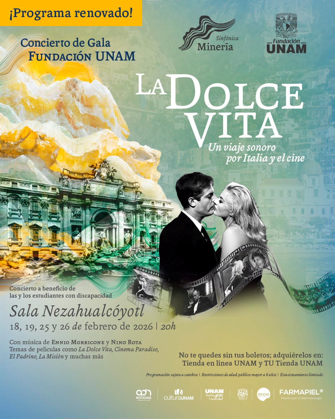 📣📣📣 ¡Asiste al Concierto de Gala Fundación UNAM